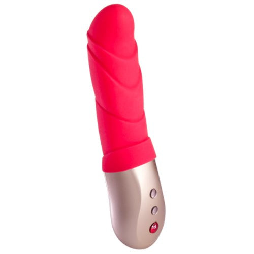 Flora India Red - Rippled Silicone Shaft with Powerful Vibrations