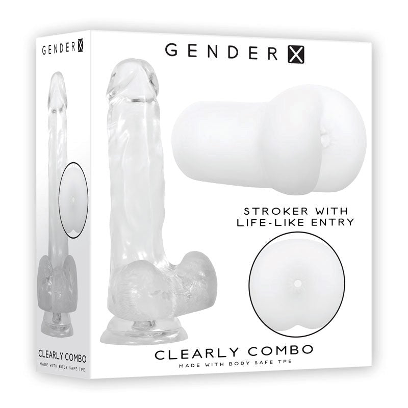 Gender X CLEARLY COMBO 2 Pc Kit - - Sex Kits