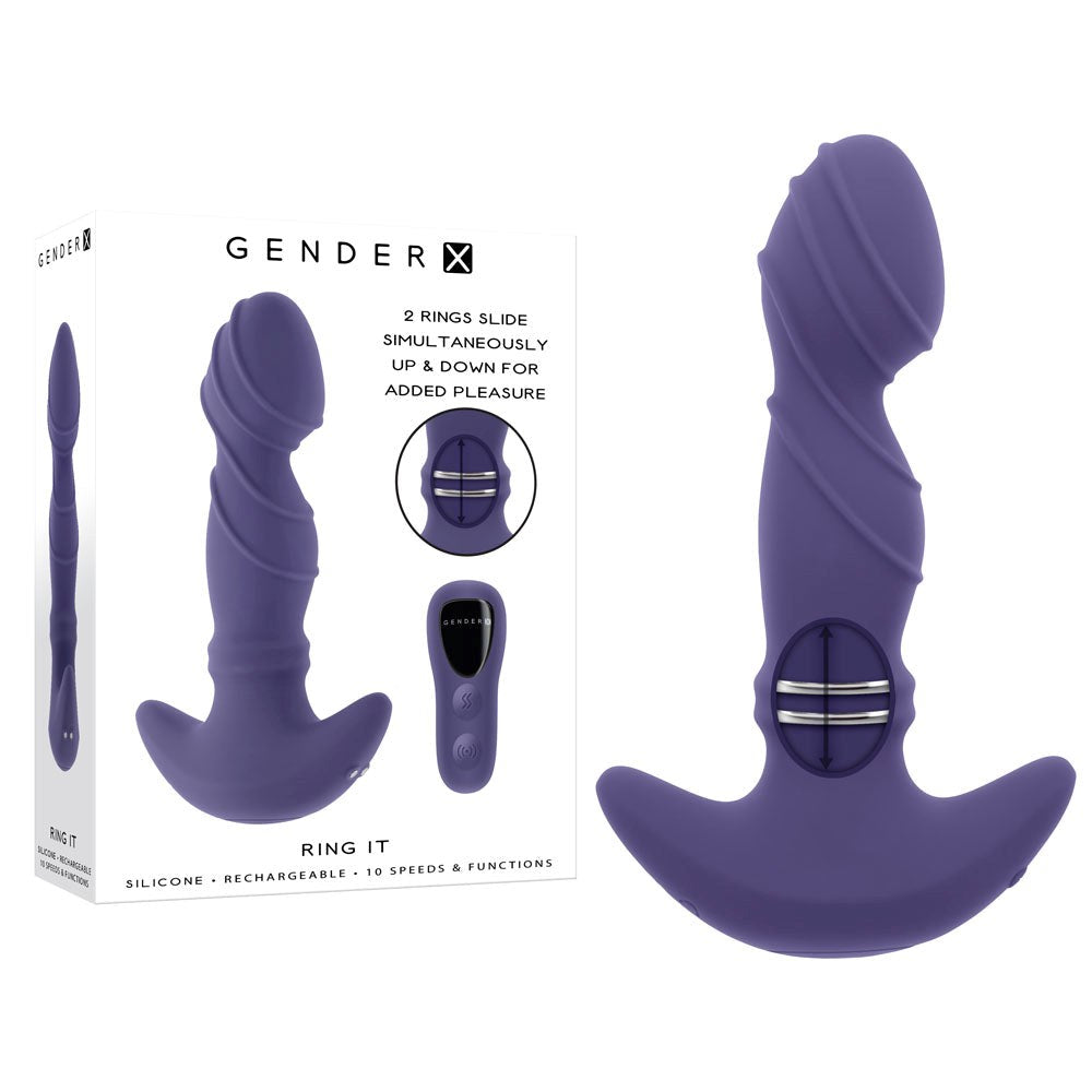 Gender X Ring It Vibrator With Wireless Remote - - Remote Control Vibrators