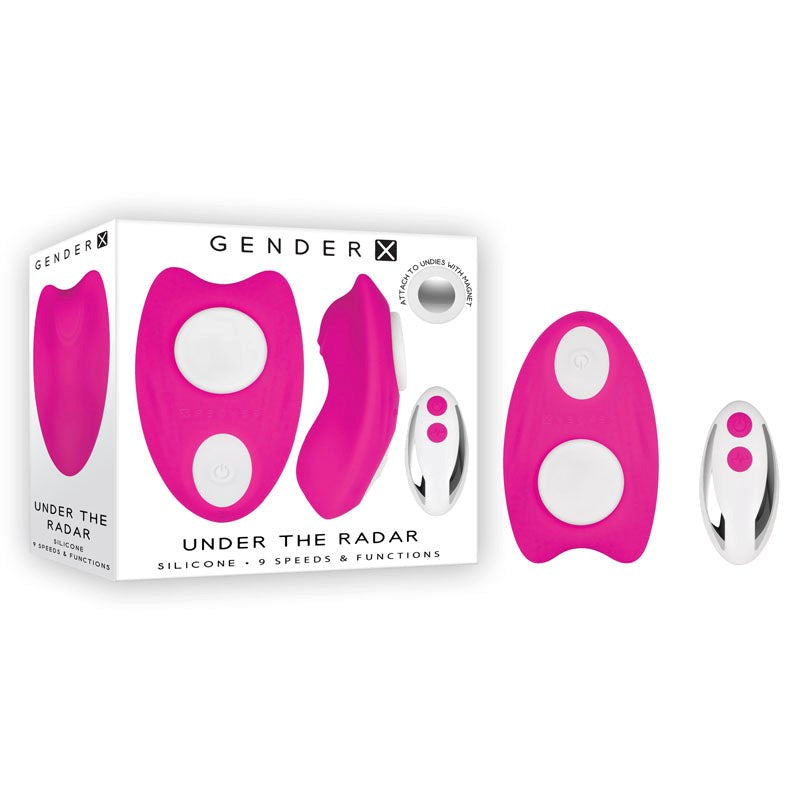Gender X UNDER THE RADAR Panty Vibe - Pink - - Remote Control Vibrators