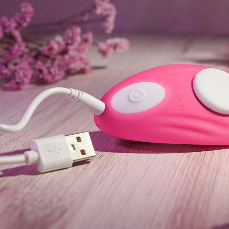 Gender X UNDER THE RADAR Panty Vibe - Pink - - Remote Control Vibrators