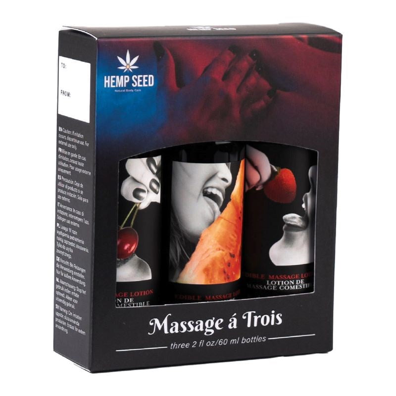 Hemp Seed Edible Massage A Trois - - Sex Pheromones and Perfumes