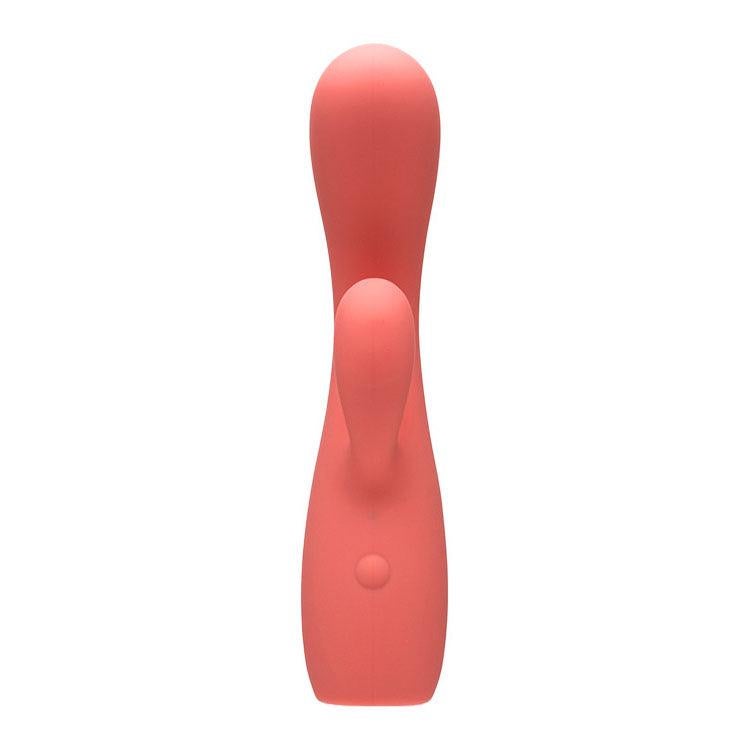 Adam & Eve GROOVY GLOW-UPS Curvie Rechargeable Rabbit Vibe - Rabbit Vibrators