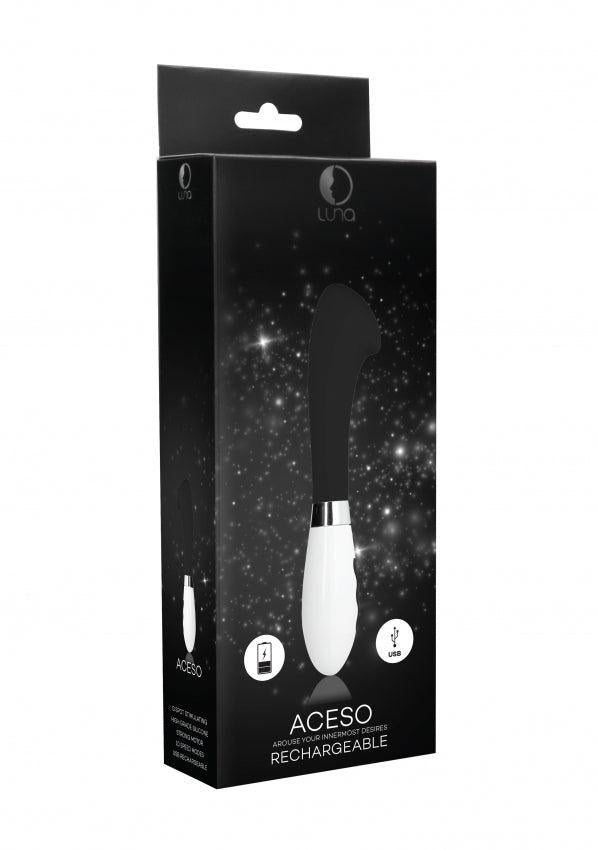Shots Luna Aceso USB Rechargeable Silicone G Spot Stimulator - G-Spot Vibrators