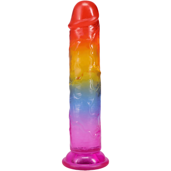 Doc Johnson 7 Inch Crystal Jellies Realistic Flexible Dong - Realistic Dildos
