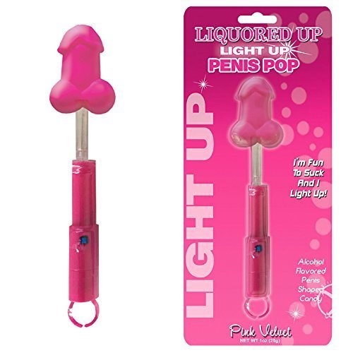 Light Up Cock Pops Strawberry - - Sex Games, Coupons and Tricks