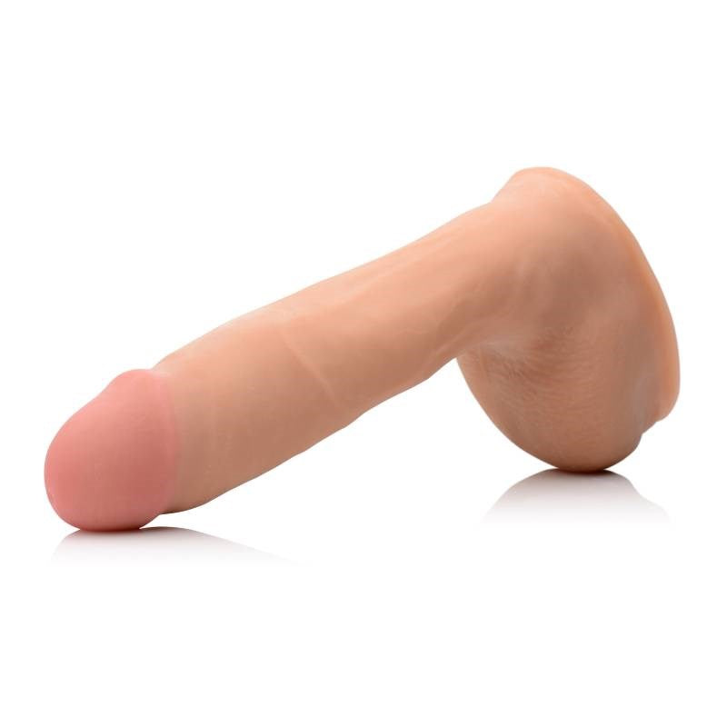 Loadz 8'' Dual Density Squirting Dildo - Flesh - - Realistic Dildos