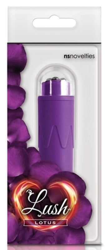 Lush Lotus Purple Pocket Vibrator - Textured Clitoral Stimulation