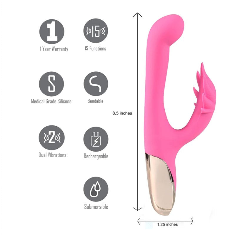 Maia Maui 420 Rechargeable Vibrator - - Rabbit Vibrators