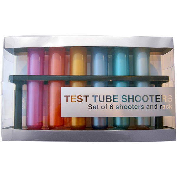 Metallic Acetate Test Tube Shooters - - Party Gifts and Novelties