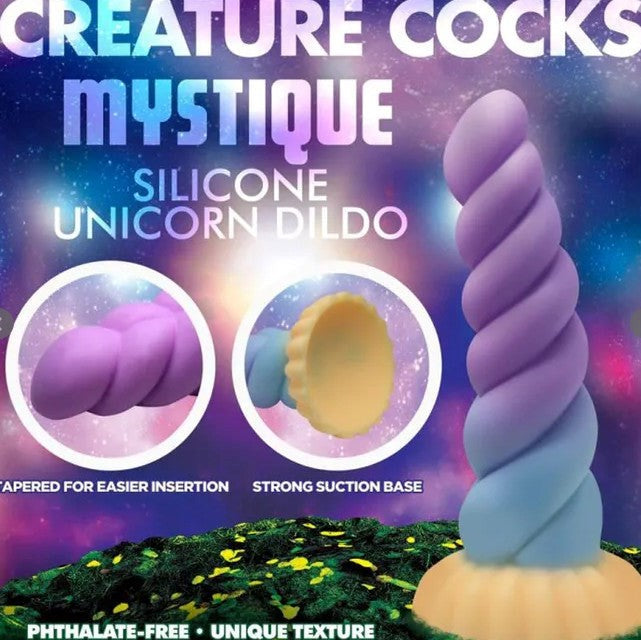 Mystique Silicone Unicorn Dildo - - Non-Realistic Dildos