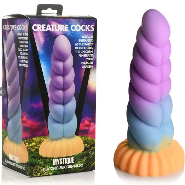 Mystique Silicone Unicorn Dildo - - Non-Realistic Dildos