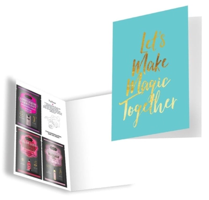 Naughty Notes Greeting Card Lets Make Magic Together - - Sex Games, Coupons and Tricks