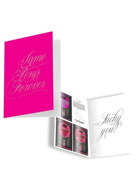 Naughty Notes Greeting Card Same Penis Forever - - Sex Games, Coupons and Tricks