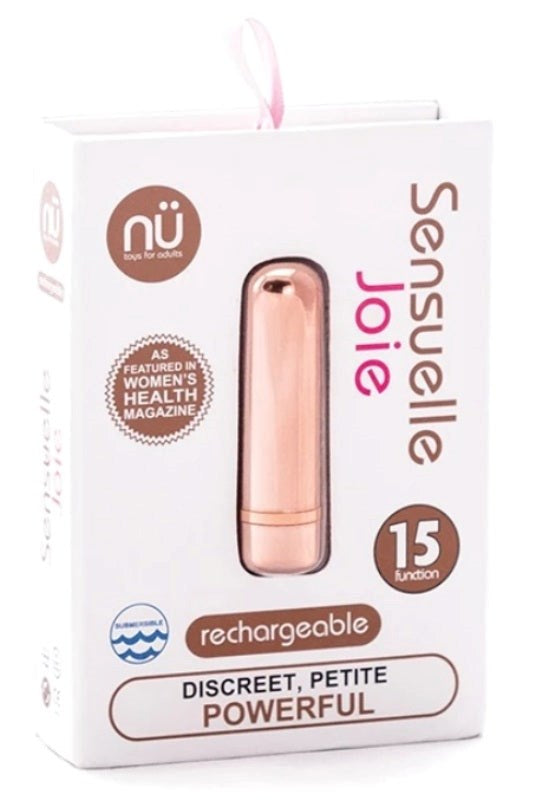 Nu Sensuelle Joie Rechargeable Bullet Rose Gold - - Personal Massagers