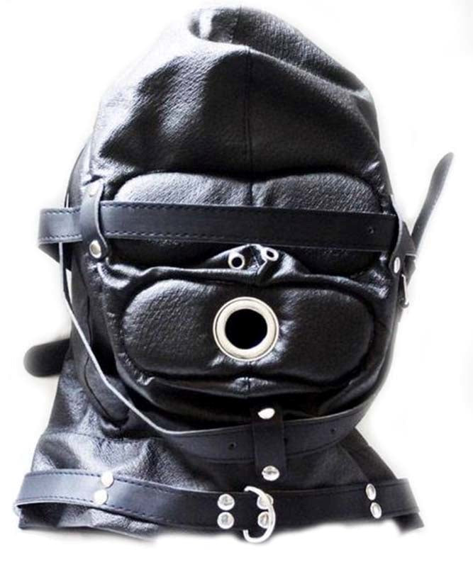 ObeySir Sensory Deprivation Hood PVC - - Bondage Hoods