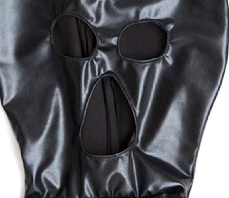 Open Mouth & Eyes Hood PVC - - Bondage Hoods