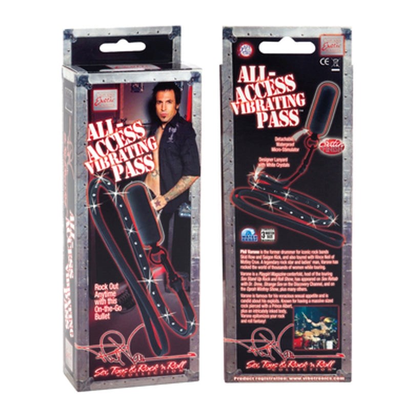 Phil Varone All Access Vibrating Pass Black - - Personal Massagers
