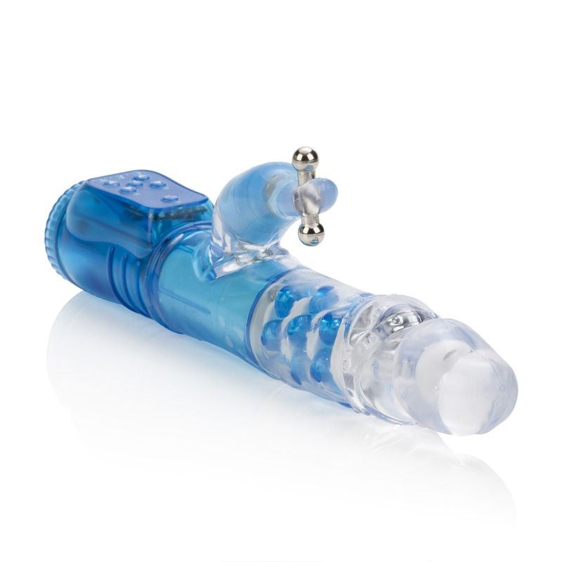Pierced Lover Vibrator With Balls And Stimulators - - Rabbit Vibrators