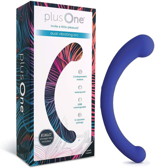 PlusOne +1 Dual-Motor Crescent Vibe for Blissful Experiences