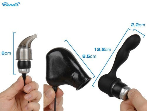 R1 Triple Bach Caps Bullet Attachment - - Vibrator Accessories