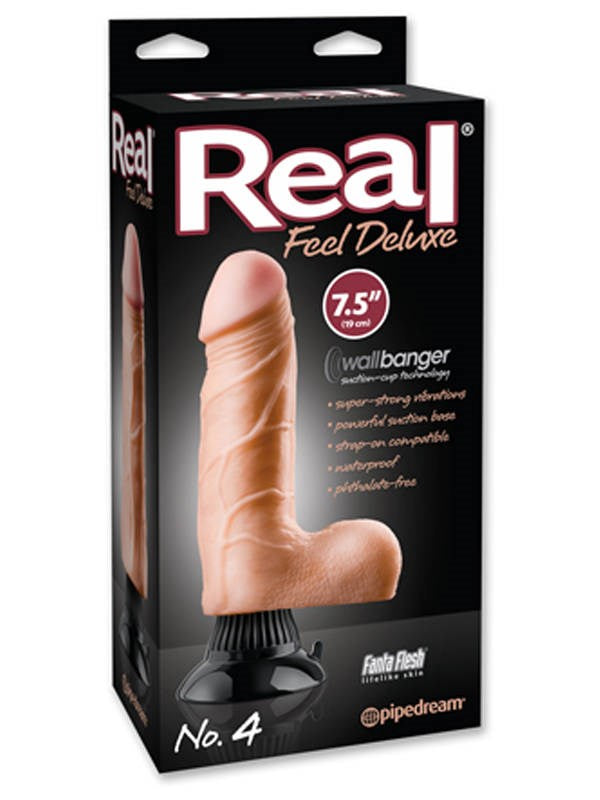 Real Feel Cock Deluxe No. 4 7.5 Inch - - Realistic Dildos