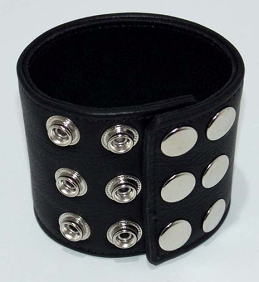 Restrained & Elegant Leather Wrist Band - - Cuffs And Restraints