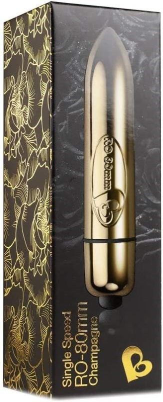 RO-80 Single Speed Champagne Gold - - Bullet Vibrators