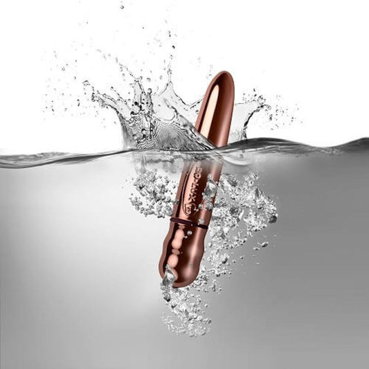 Rocks Off Ro-Lux 7-Speed Rose Gold Vibrator - Satisfy Cravings
