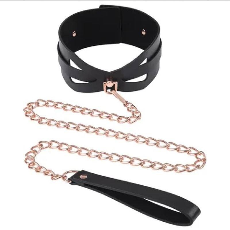 S&M Brat Collar & Leash - - Collars And Cuffs