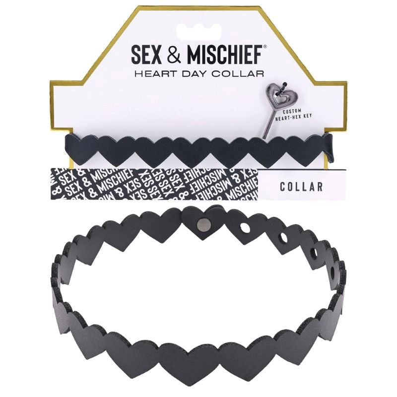 S&M Heart Day Collar - - Collars And Cuffs