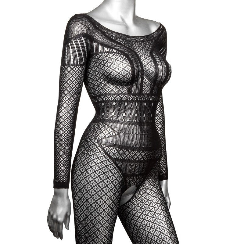 Scandal Plus Size Full Length Lace Body Suit - - Hosiery