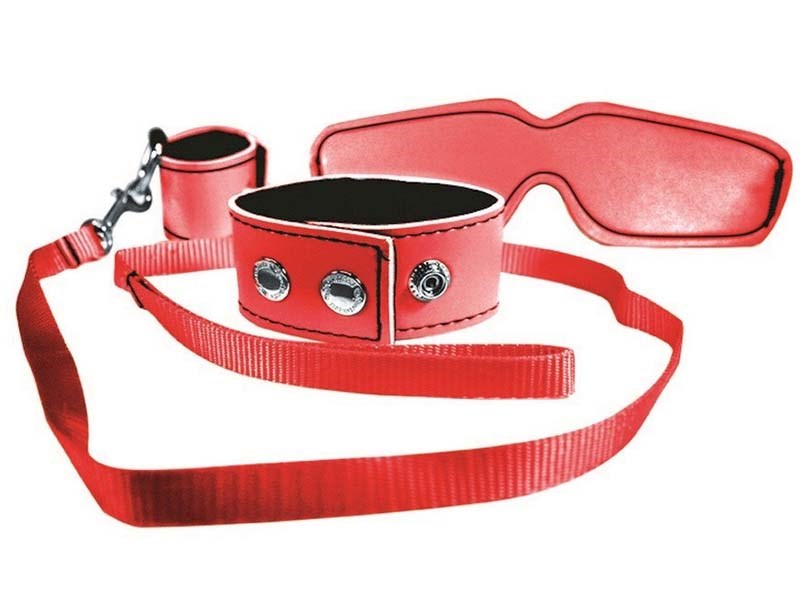Sex & Mischief Red Bondage Kit - - Bondage Kits