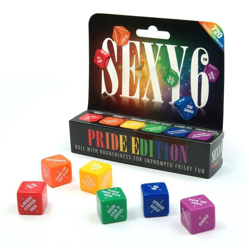 Sexy 6 - Pride Edition Dice Game - - Sex Games, Coupons and Tricks