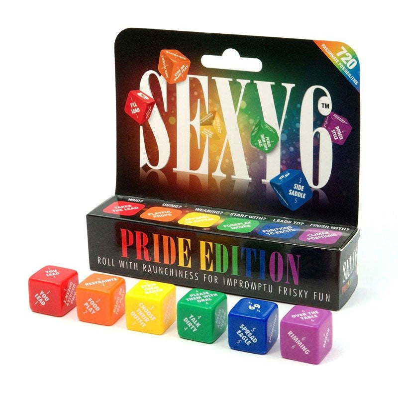 Sexy 6 - Pride Edition Dice Game - - Sex Games, Coupons and Tricks
