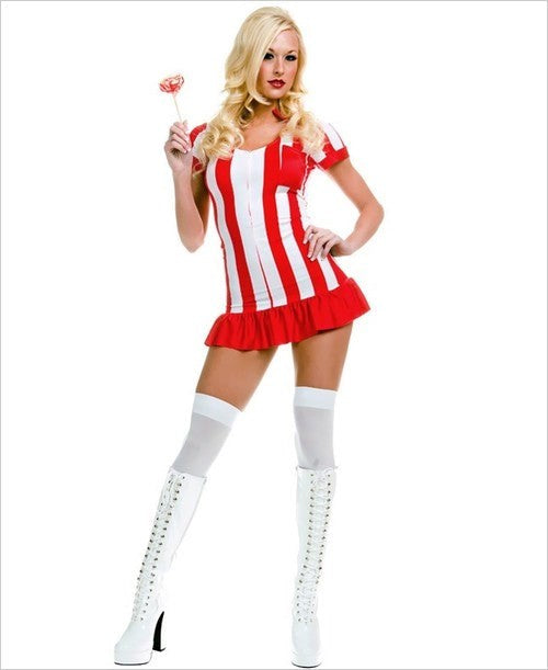 Sexy Candy Girl Adult Costume - - Fancy Dress Ups
