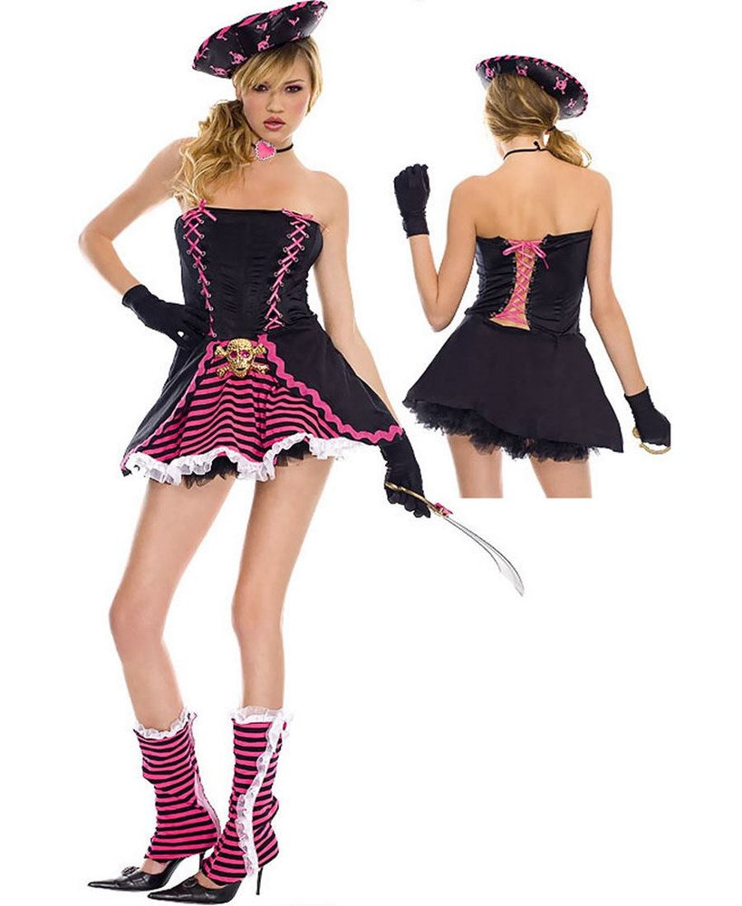 Sexy Pirate Cutie Adult Costume - - Fancy Dress Ups
