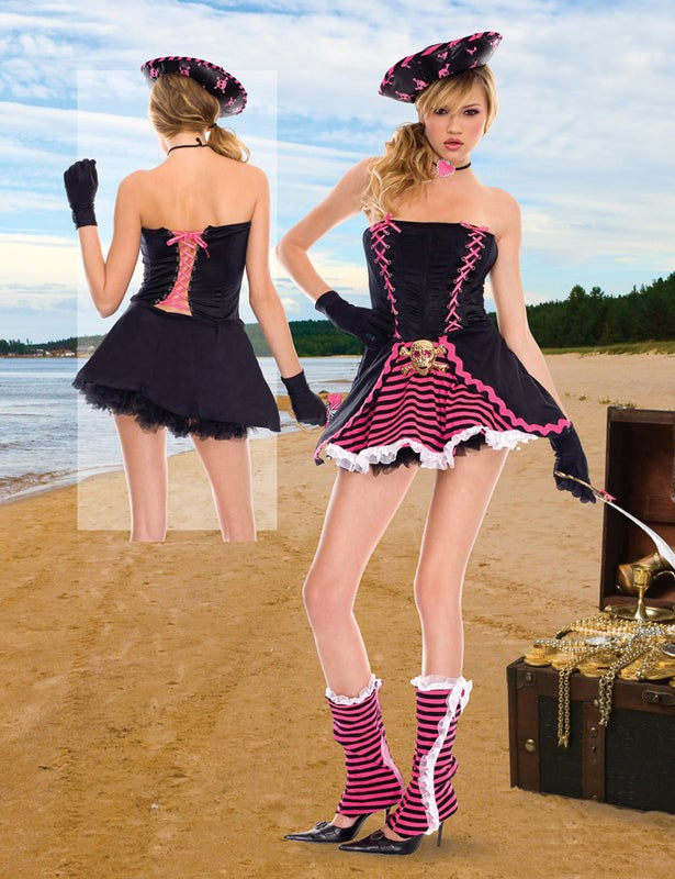 Sexy Pirate Cutie Adult Costume - - Fancy Dress Ups