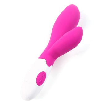 Silicone Pleaser Rabbit Vibrator - - Rabbit Vibrators