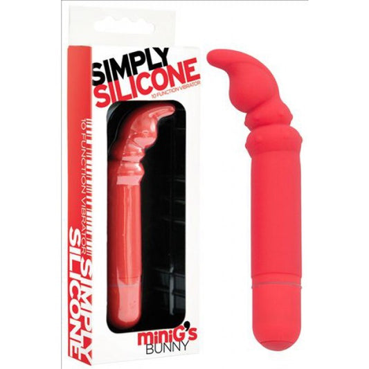 Petite G-Spot Vibrator with 10 Vibration Modes - Simply Silicone Mini G's Bunny