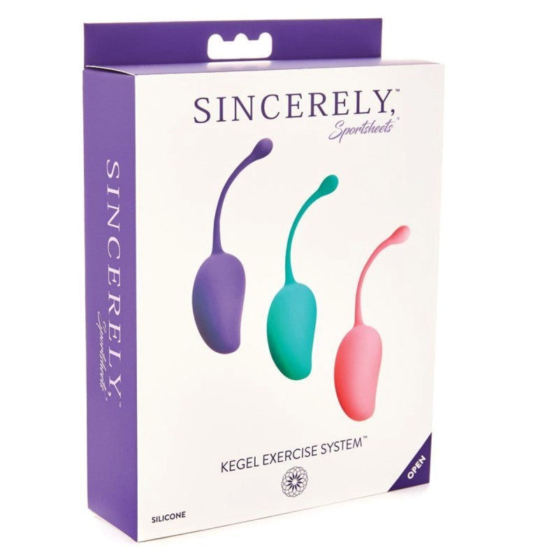 Sincerely Kegel Exercise System - 3 Pack - - Love Eggs and Kegel Exercisers