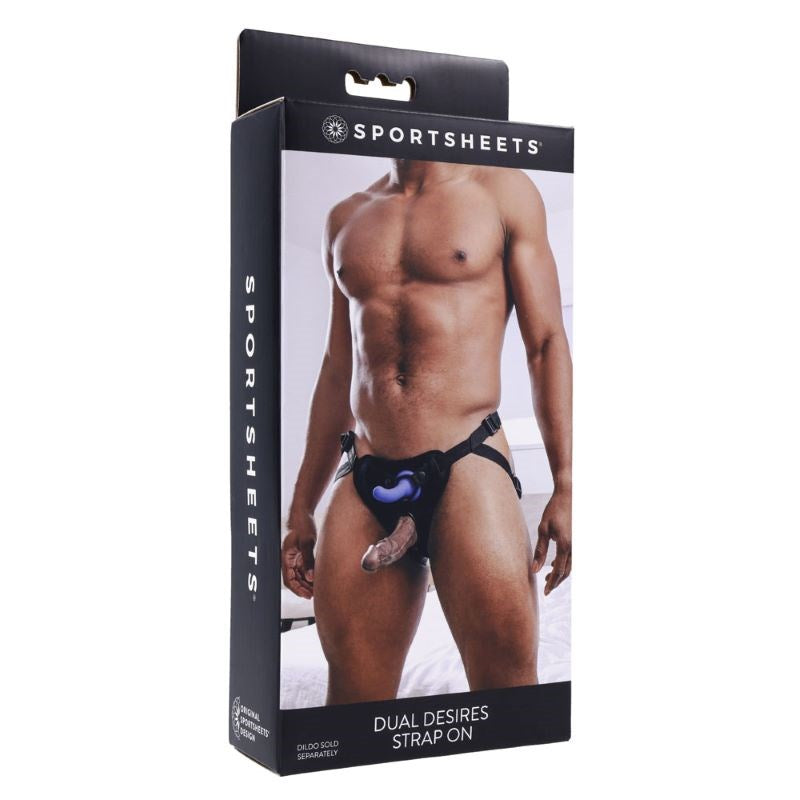 SPORTSHEETS Dual Desires Strap On - - Strap On Sextoys