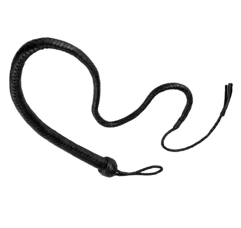 Stockmans Leather Whip 120cm - - Whips And Crops