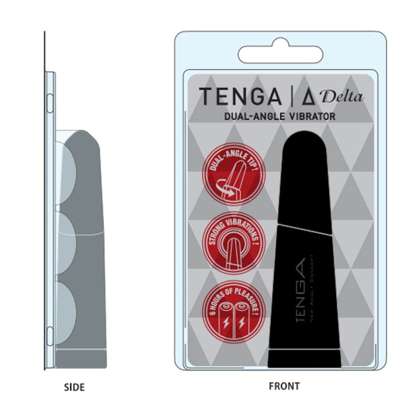 Tenga Delta Dual-Angle Vibrator - - Personal Massagers