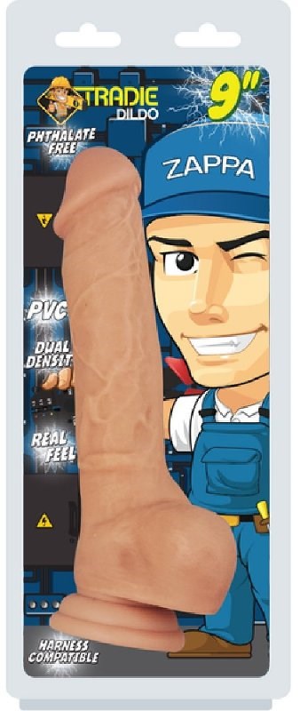 Tradie Dildo Zappa 9 Inch - - Realistic Dildos