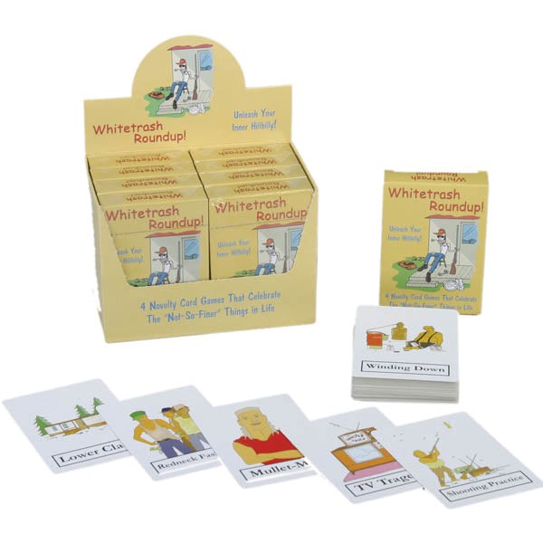 Whitetrash Roundup! Card Game - - Sex Games, Coupons and Tricks