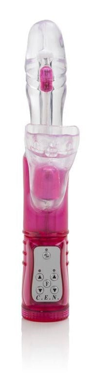 Wild Orchid Vibrator With Balls And Stimulators - - Rabbit Vibrators