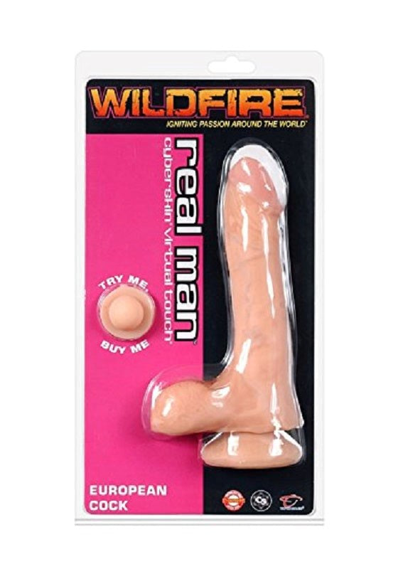Wildfire Real Man Cyberskin European Cock - - Realistic Dildos