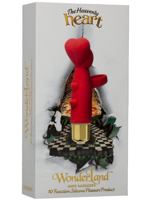 Wonderland Mini Massagers The Heavenly Hart - - Finger and Tongue Vibrators