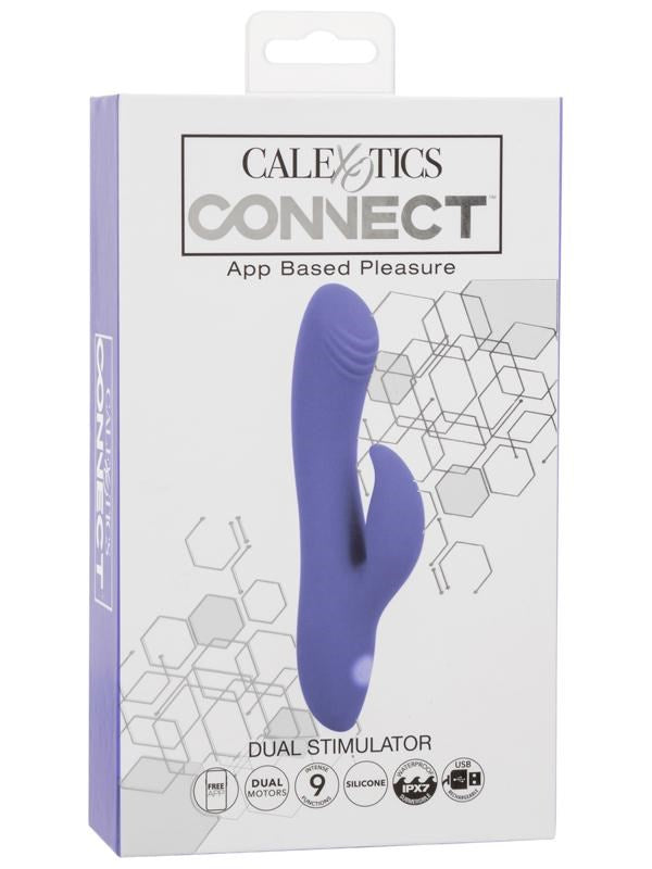 CalExotics Connect Dual Stimulator G-Spot Rabbit Vibrator - - Rabbit Vibrators